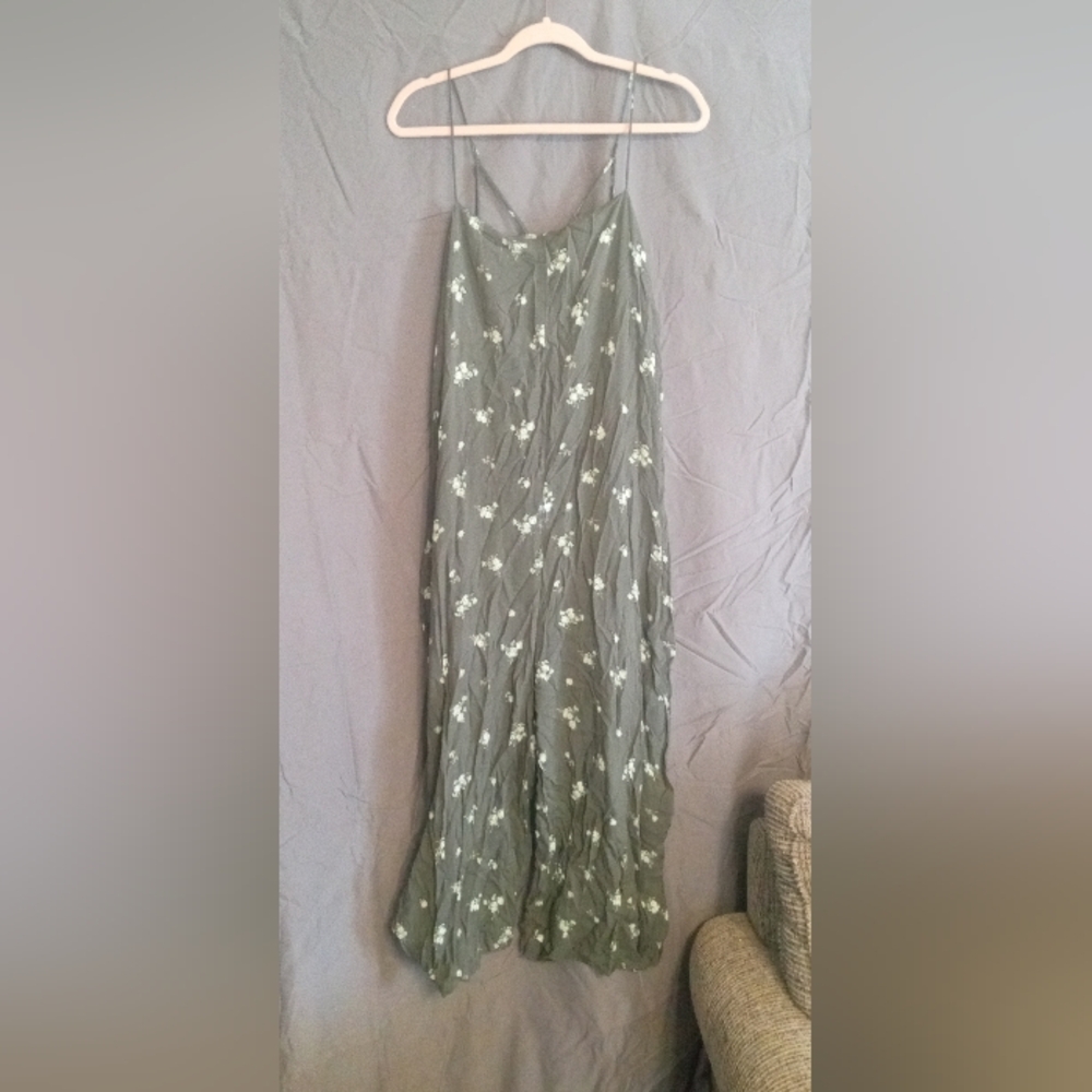 Green Floral Jumper